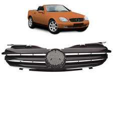 Griglia radiatore nera lucida per Mercedes SLK (R170) dal 1996-2004