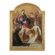 Madonna con bambino quadro - con,