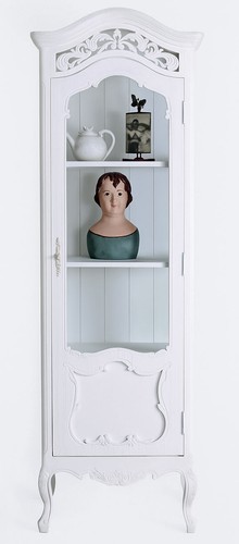 Scaffale shabby chic vetrina - shabby,