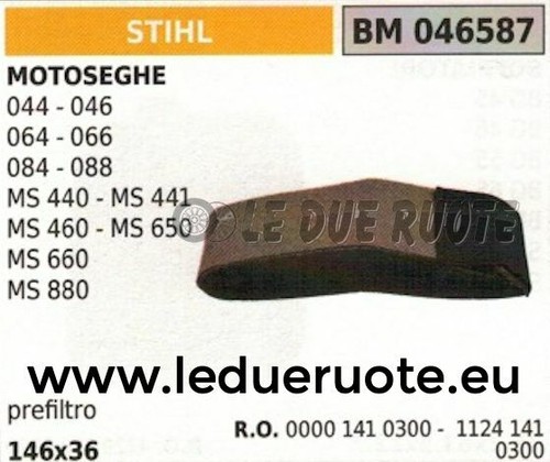 11241410300 filtro aria prefil - filtro,