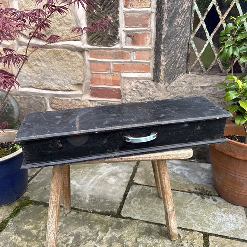 Wooden tool chest vintage box - wooden,