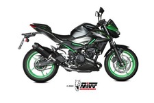 Scarico KAWASAKI Z 500 / SE Mivv AK-1 Inox Nero con Coppa Carbonio K.061.LZK