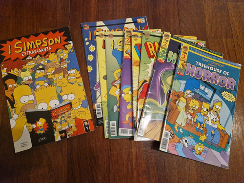 Lotto fumetti simpson - lotto, –