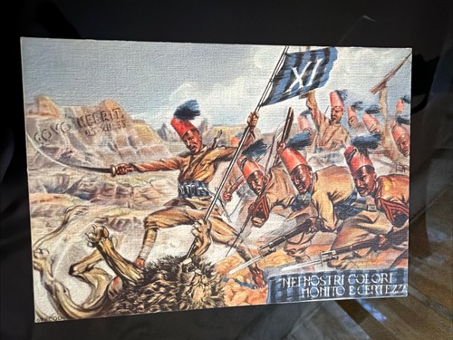 Cartolina militare coloniale - militare,