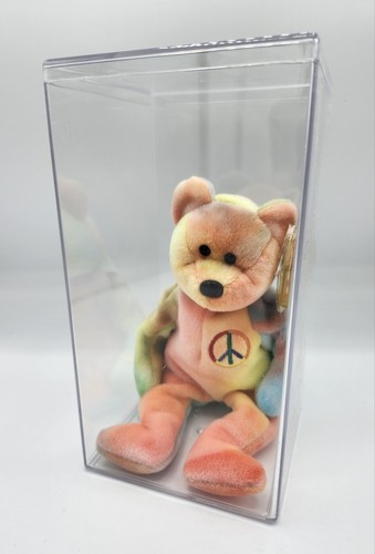 Beanie baby peace bear - beanie,