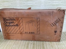 Tastiera Antonelli Organo Elettrico con piedi Tastiera organ keyboard  # NIB 51