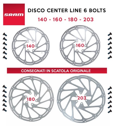 Disco sram centerline fori - disco, 6