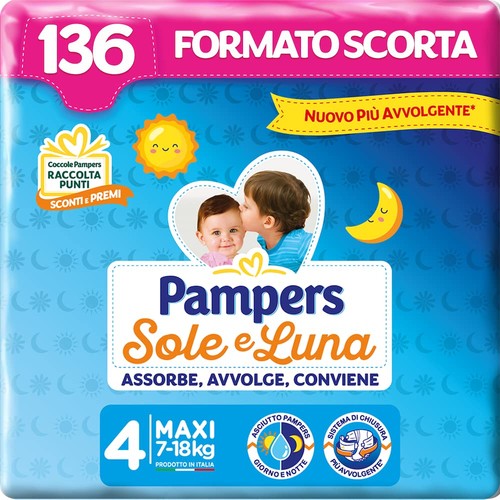 Pampers sole luna pannolini - sole,
