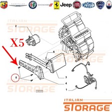 FIAT 500 ABARTH KIT 5 VITE 4X12 CARTER RIPARO DISTRIBUZIONE ORIGINALE 46722433