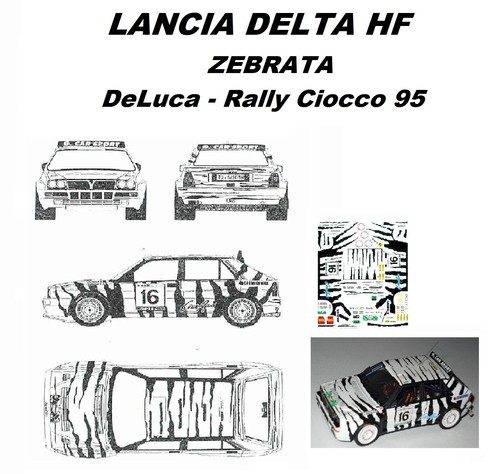 Decal lancia delta - -, hf
