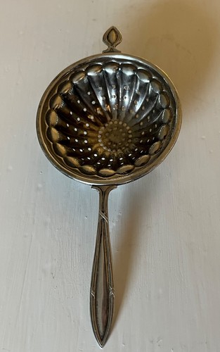 Antico cucchiaino colino - , da
