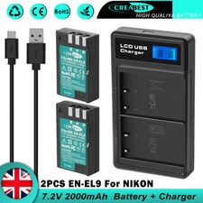 Batteria 2x 2000mAh EN-EL9