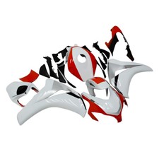 Silver Red White Fairings