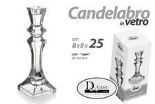 CANDELABRO VETRO Candeliere