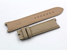 Watch Band Cartier Pasha Vera Pelle Beige 20/18mm Casual Top Quality Hand Made