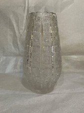 Vaso in cristallo lavorato