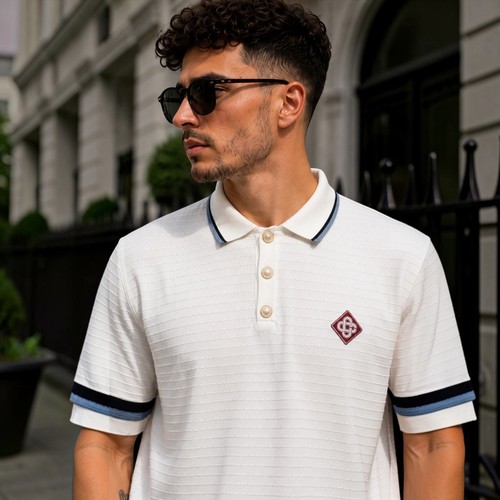 Polo uomo casablanca avorio - uomo,