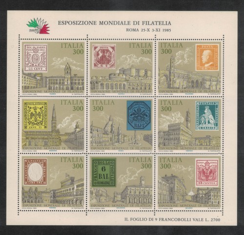 Foglietto esposizione mondiale - foglietto,