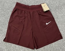Pantaloncini Tennis Uomo Nike Court Dri-FIT Slam - Rosso - Nuovi Con Etichette - Small (S)