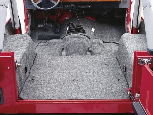 Set tappeti grigio moquette
