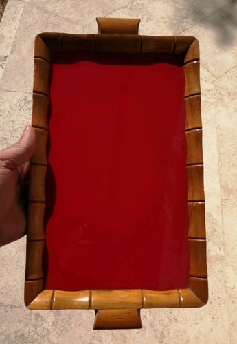 Antico vassoio legno plastica - antico,