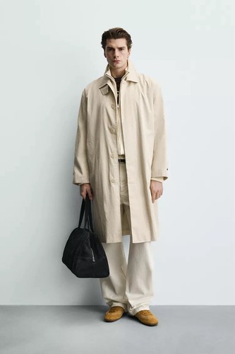 Trench coat uomo zara taglia - uomo,
