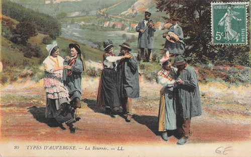 Types auvergne bourree - cp,