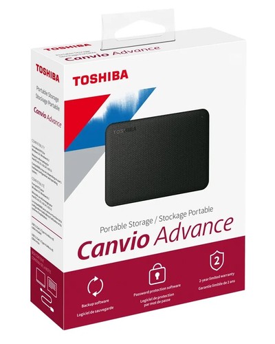 Toshiba canvio advance - toshiba, 4tb