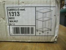  CARRELLO mod.1313 Antracite ( 3 Ripiani,Ruote,- H.75x44x33 ) TRE EMME PI befera