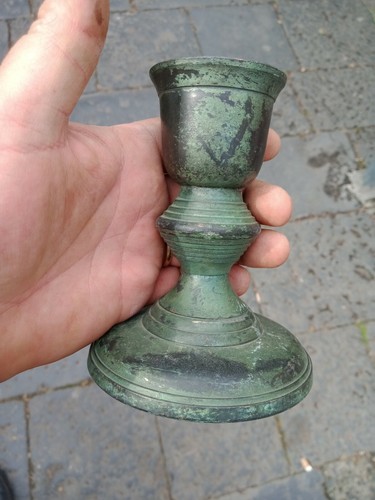 Antica bugia porta candele - antica,
