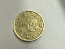 Moneta rara e di valore: 50 centesimi, Spagna, anno 2000.