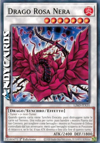 Drago rosa nera black - rosa,