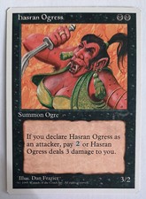 ►HASRAN OGRESS ►CRONACHE 1995 ►NOTTI ARABE ►NM ►NERO ►RACCOLTA MAGICA ►MTG