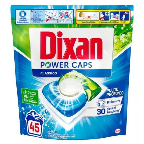 Dixan power caps classico - dixan,