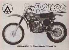 advertising Pubblicità-MOTO ASPES HOPI 125 CROSS COMP. 77 MOTOITALIANE MOTOCROSS