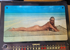 Pirelli Calendar 1984  with Original Plastic Mounting/Frame & Box