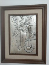 Quadro con bassorilievo su