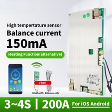 Smart BMS 4S 12v Lifepo4 200A