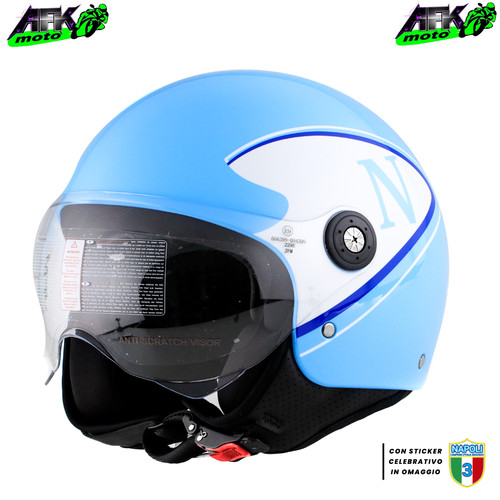 Casco jet napoli scudetto - casco,
