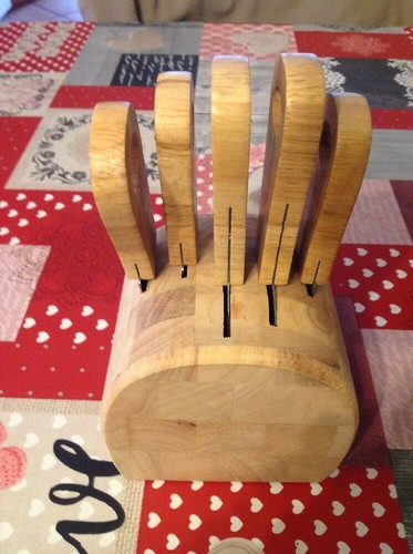 Set coltelli con - con, ceppo