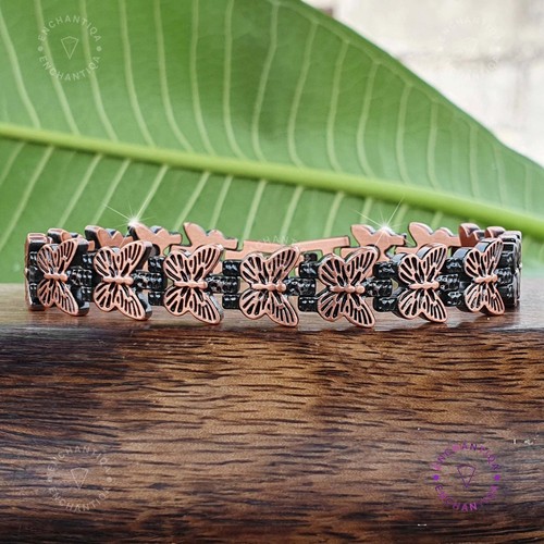 Bracciale magnetico farfalla