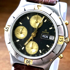 MARGI Automatico Doppio Datario Movimento Valjoux Cal. 7750 Suisse Made