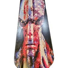 Tavola lunga skateboard con design alieno e ruote illuminate