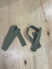 Coppia di bretelle-cinghie in canapa per barella Ingkese IIGM—Kango 1943