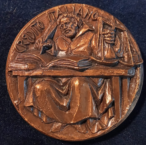 Medaglia credito italiano 100 - italiano,