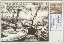 69171 - CILE - Storia Postale - MASSIMA CARTOLINA 1966 - BARCHE Pesca