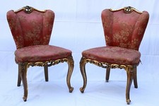 Poltroncine per sala d'attesa/salottino stile barocco Usate