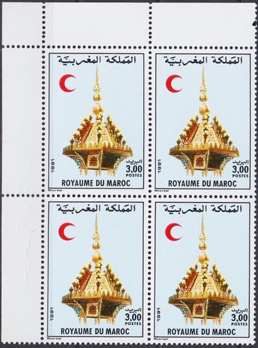 Marocco 1991 croce rossa - croce,