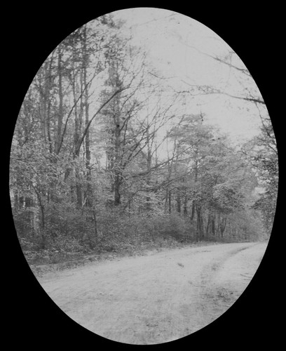 Magic lantern slide - lantern, at