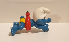 VINTAGE FINE ANNI '70 - PRIMI ANNI '80 PEYO SCHLUMPF PUFFO CON SALVAGENTE 20025